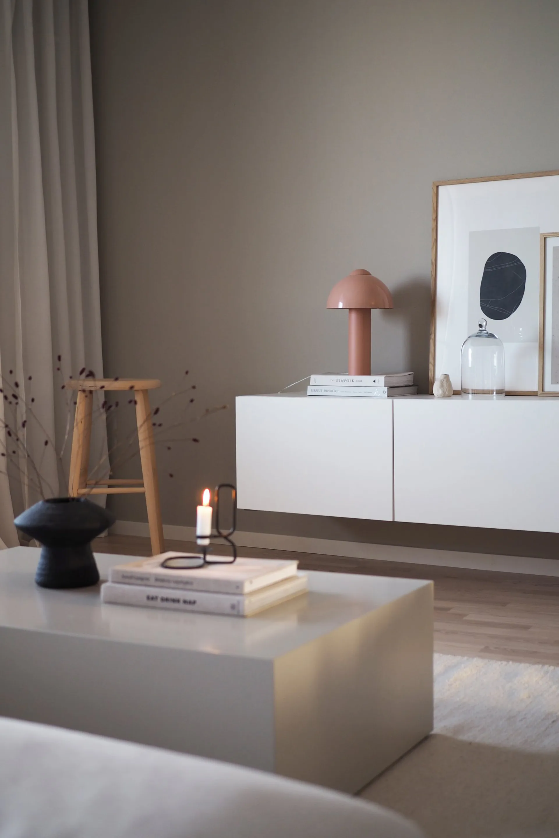 Επιτραπέζιο φωτιστικό Buddy 23 36 cm, Blush Globen Lighting