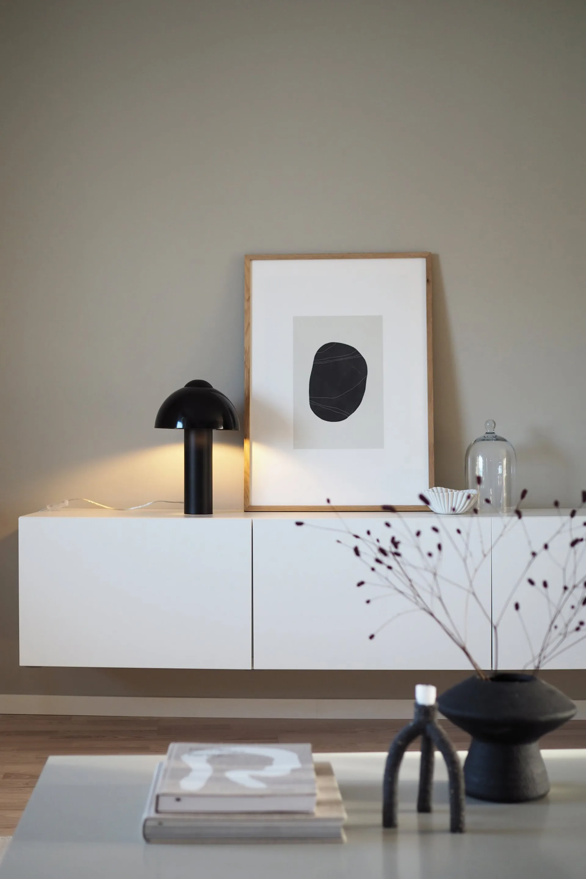 Επιτραπέζιο φωτιστικό Buddy 23 36 cm, Μαύρο Globen Lighting