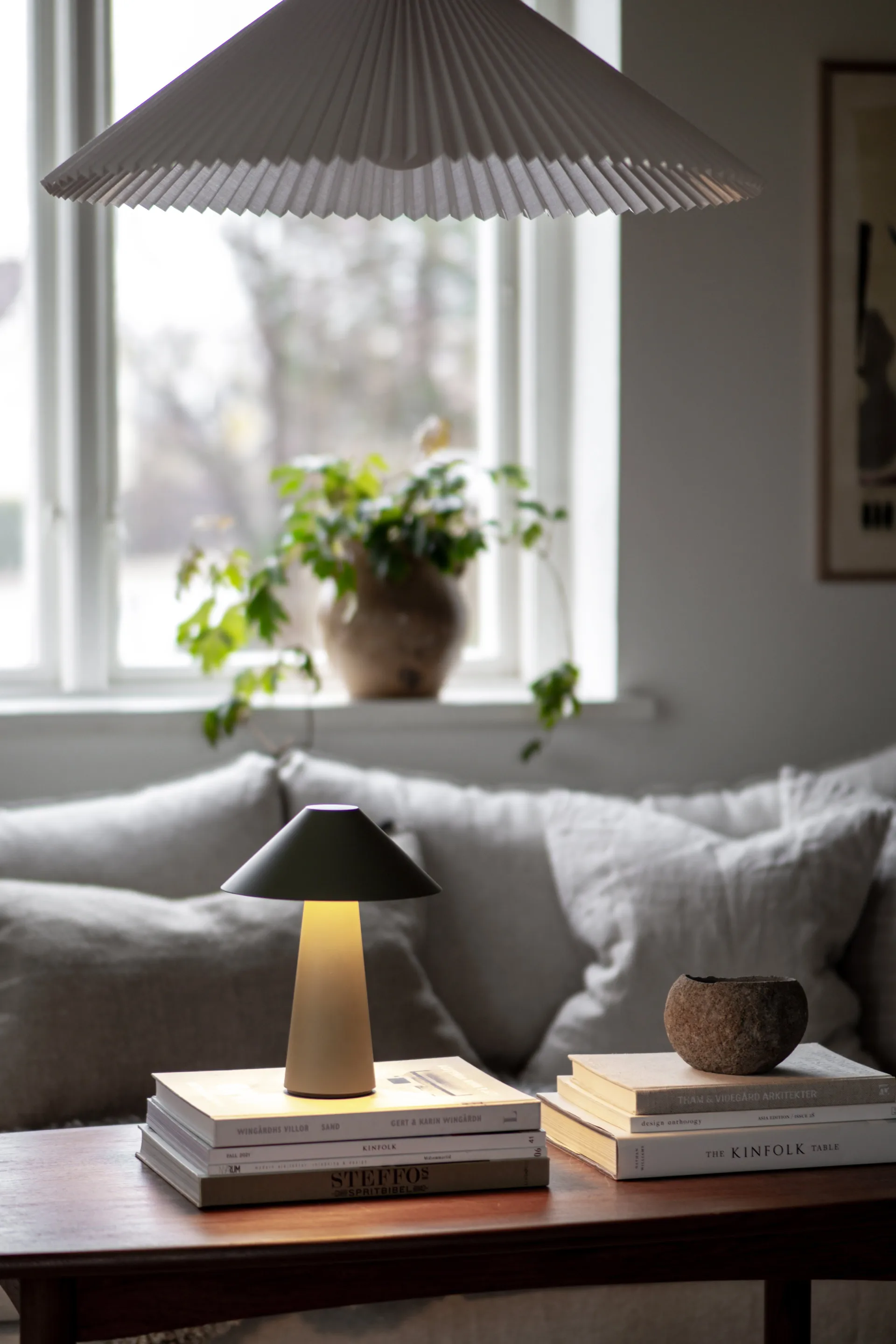 Φορητό επιτραπέζιο φωτιστικό Cannes, Πράσινο Globen Lighting