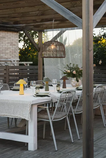 Φορητό επιτραπέζιο φωτιστικό Cannes - Βρώμης κίτρινο - Globen Lighting