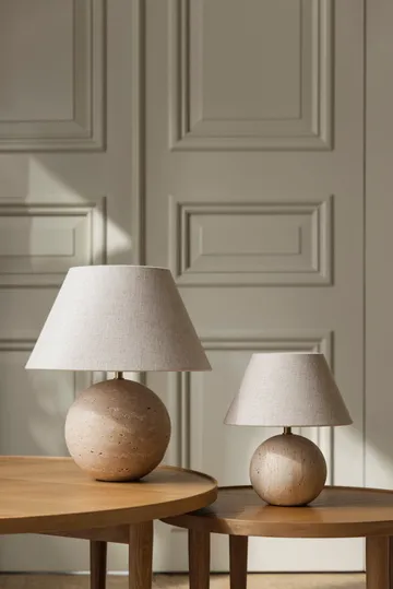 Castello 35 επιτραπέζιο φωτιστικό - Beige τραβερτίνης - Globen Lighting