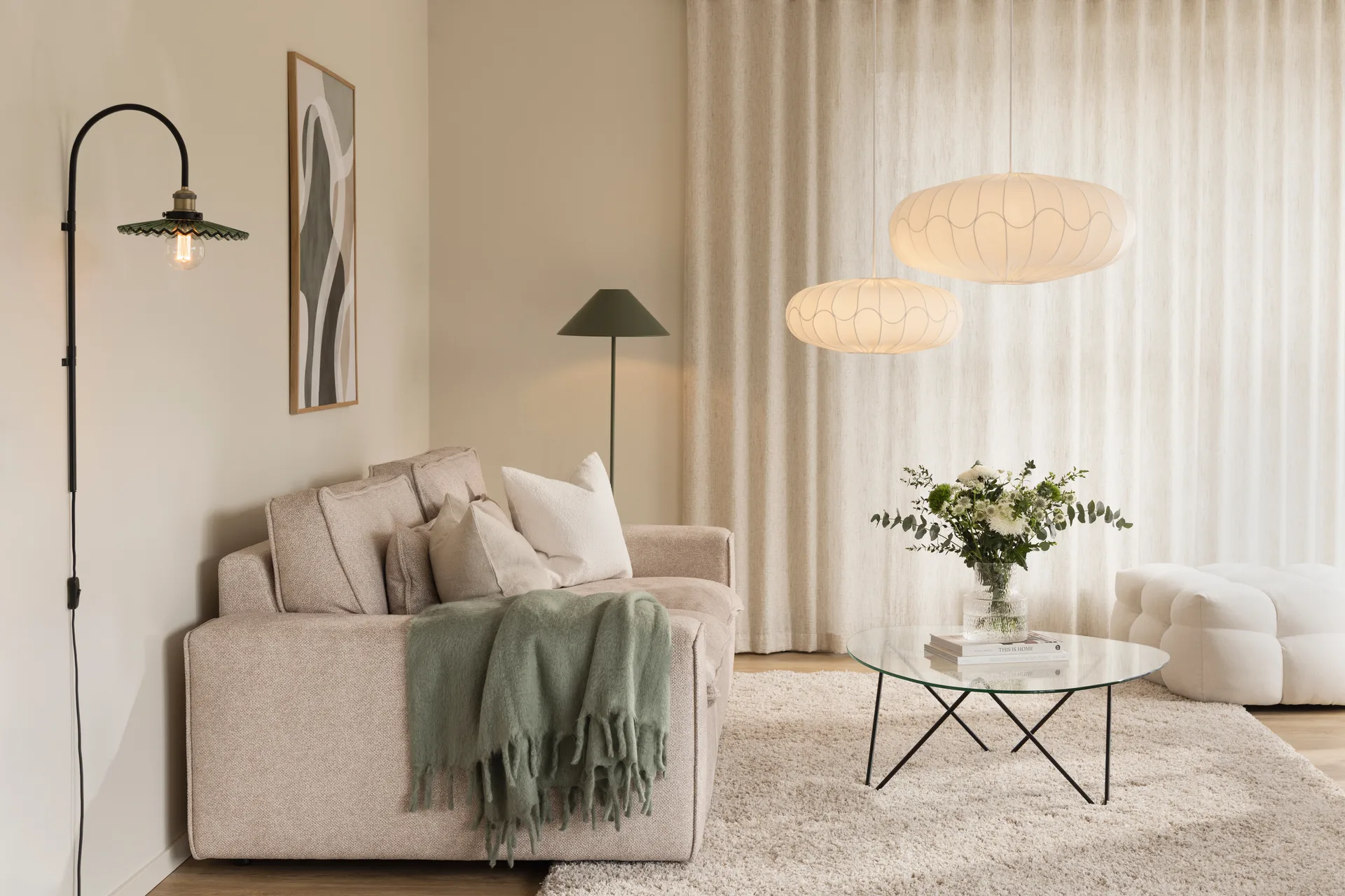 Φωτιστικό τοίχου Cobbler 75 εκ, Ø16 εκ., Υ:20 εκ. Globen Lighting