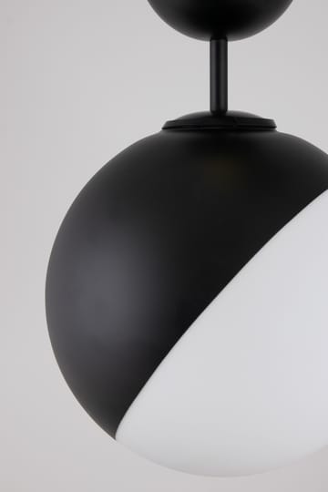 Contur φωτιστικό οροφής Ø25 cm - Μαύρο-λευκό - Globen Lighting