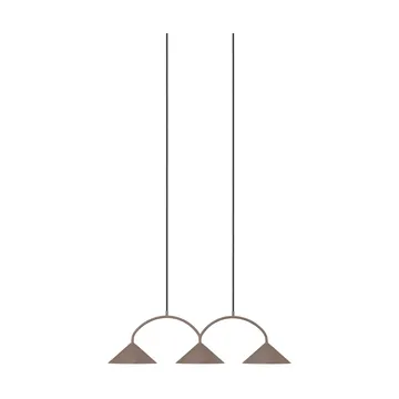 Κρεμαστό φωτιστικό Curve 3 - Μόκα - Globen Lighting