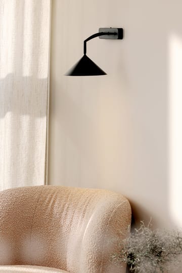 Curve απλίκα τοίχου - Μάυρο - Globen Lighting