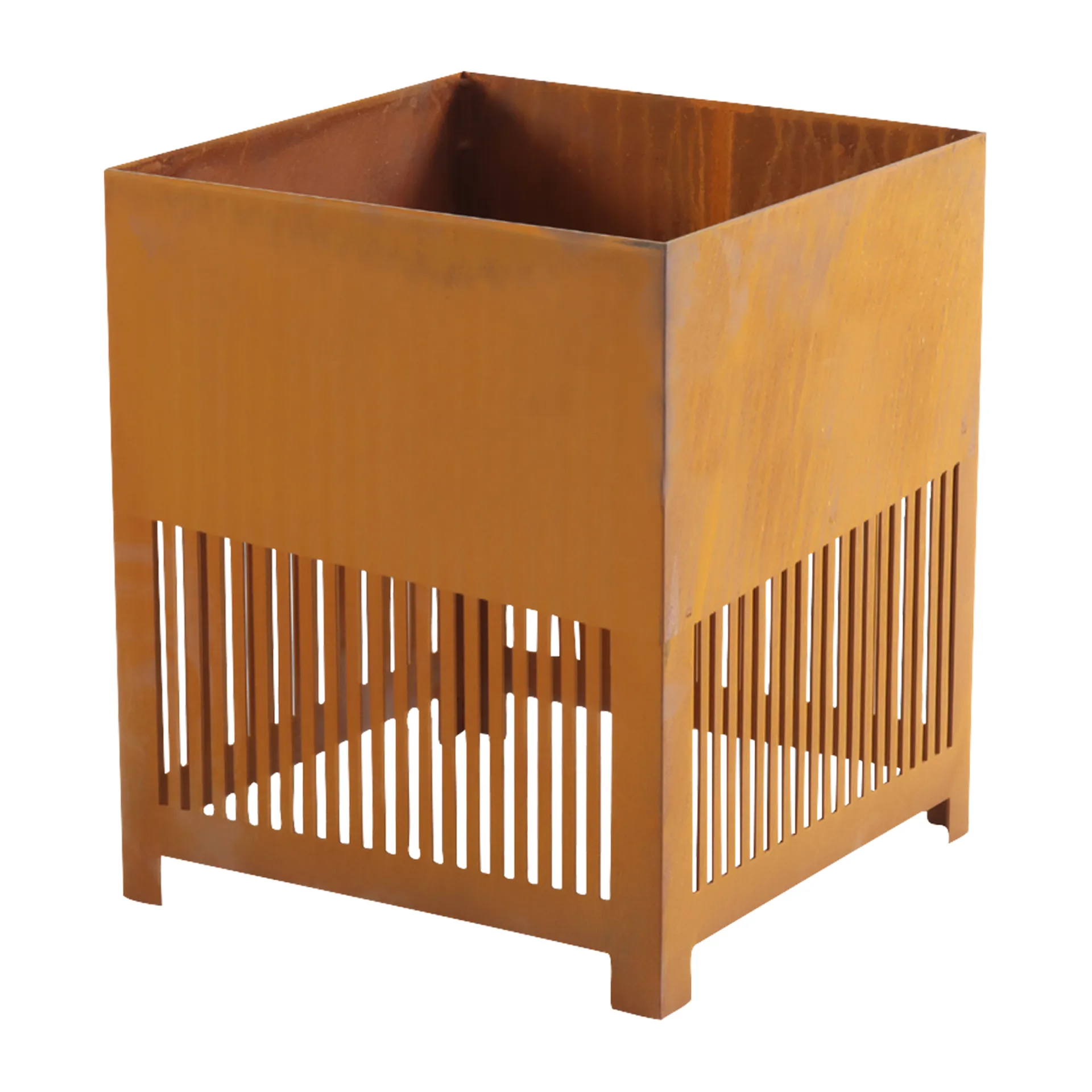 Φωτιστικό δαπέδου/Γλάστρα λουλουδιών, Falsterbo, 40 εκ, Ακατέργαστος χάλυβας Globen Lighting