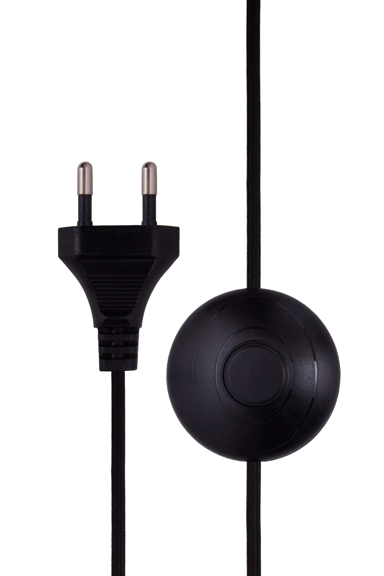 Florian επιδαπέδια λάμπα, Λευκό bouclé/μαύρο, Ø30x80 εκ. Globen Lighting