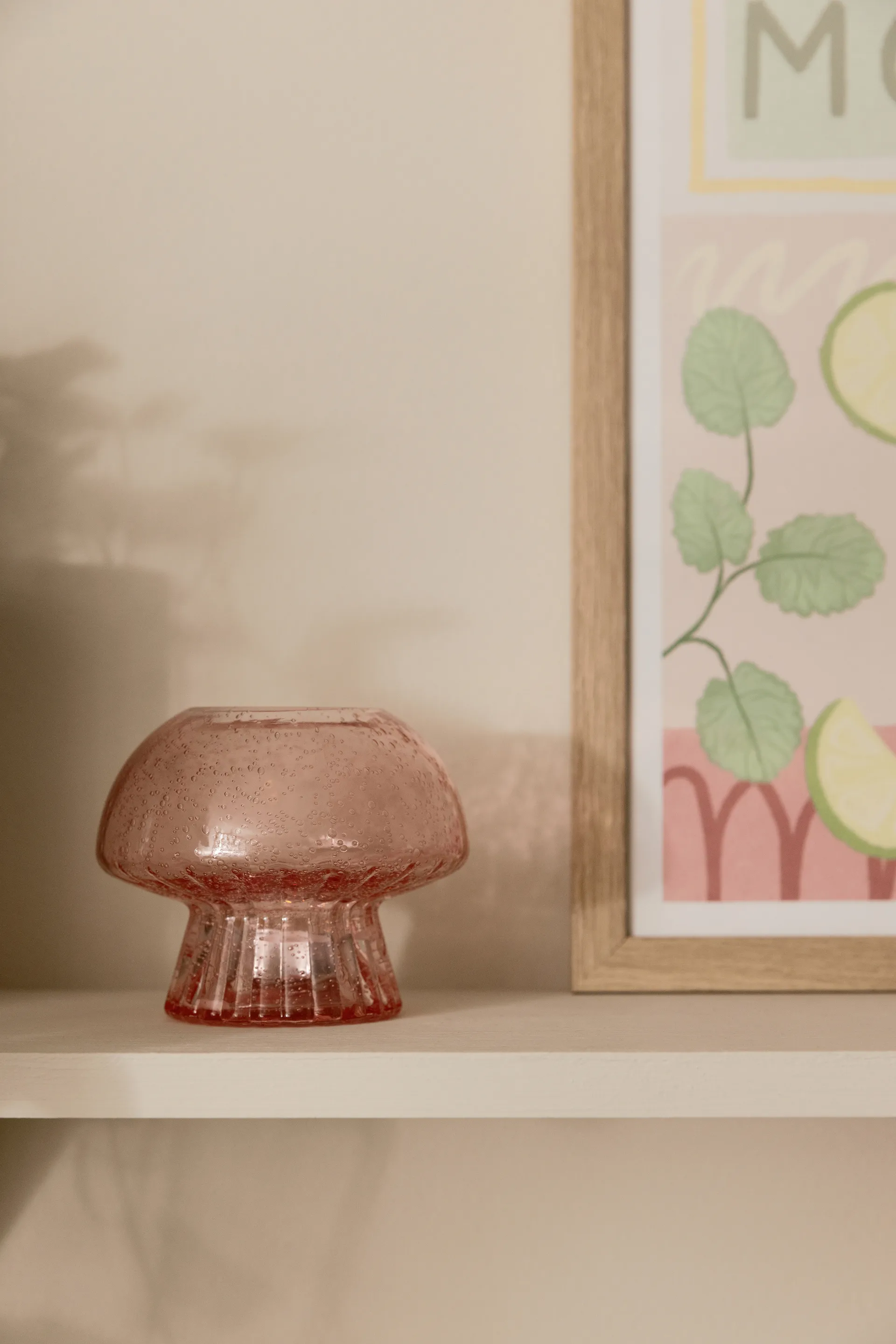 Κηροπήγιο Fungo 12 Special Edition, Ροζ Globen Lighting