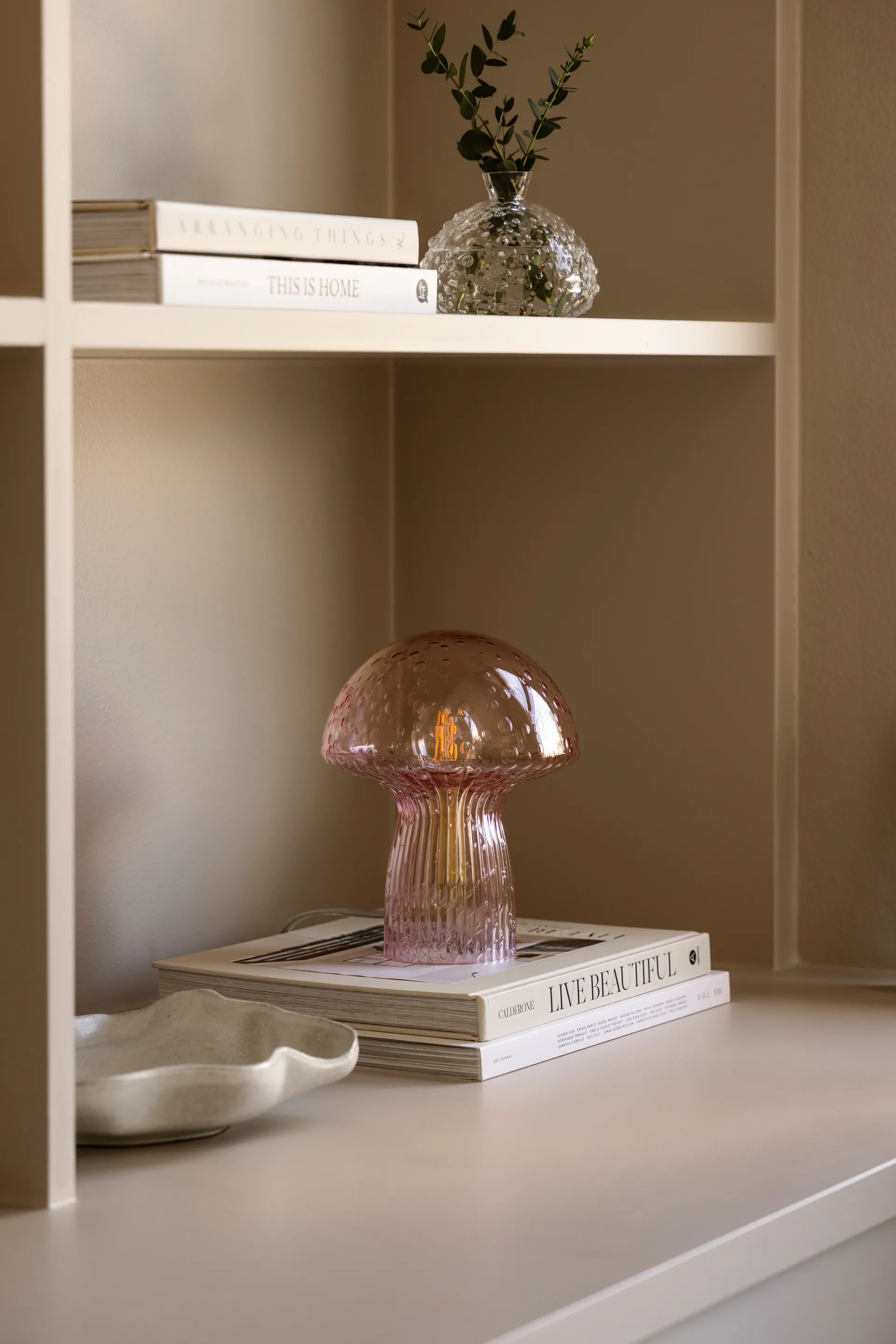 Επιτραπέζιο φωτιστικό Fungo Ειδική Έκδοση Ροζ, Ø16 εκ., Υ:20 εκ. Globen Lighting