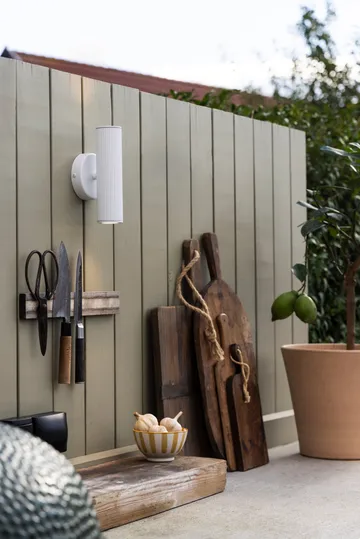 Hubble up/down επιτοίχιο φωτιστικό φωτισμός προσόψεων - Άσπρο - Globen Lighting