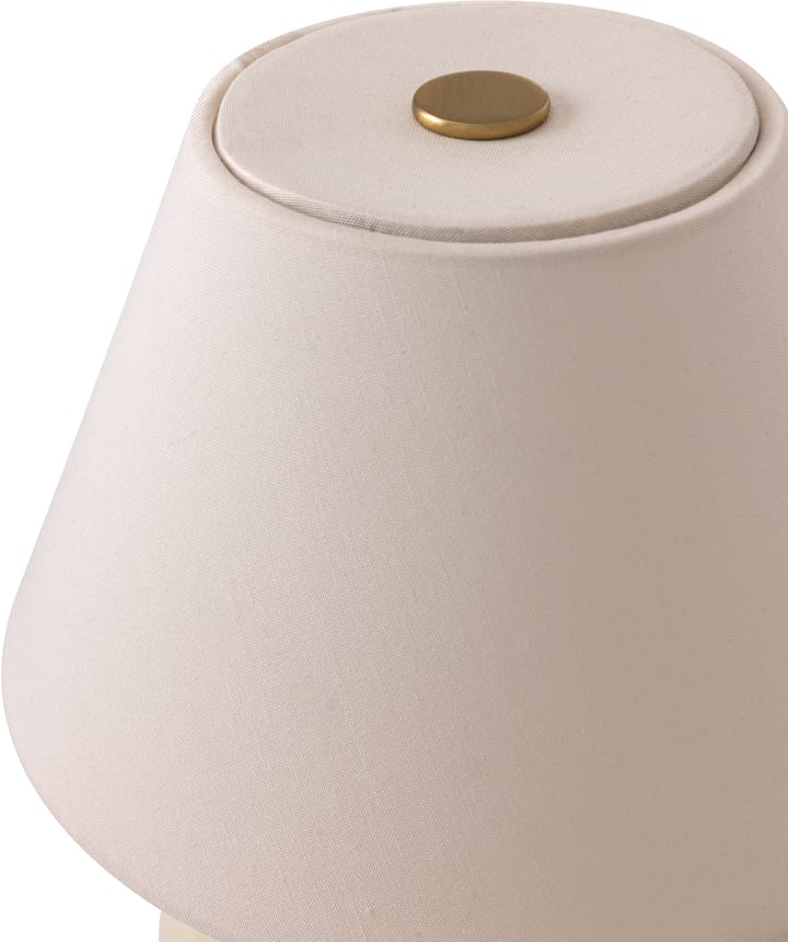 Iris 16 portabel επιτραπέζιο φωτιστικό, Κρέμ Globen Lighting