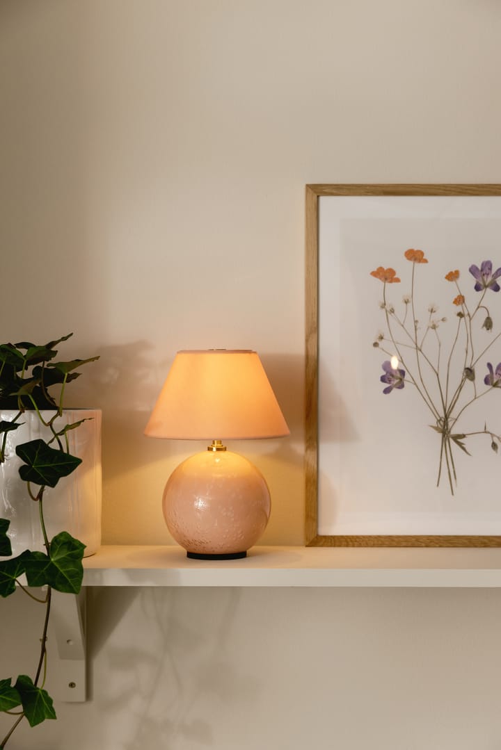 Iris 16 portabel επιτραπέζ�ιο φωτιστικό, Ροδακινί Globen Lighting