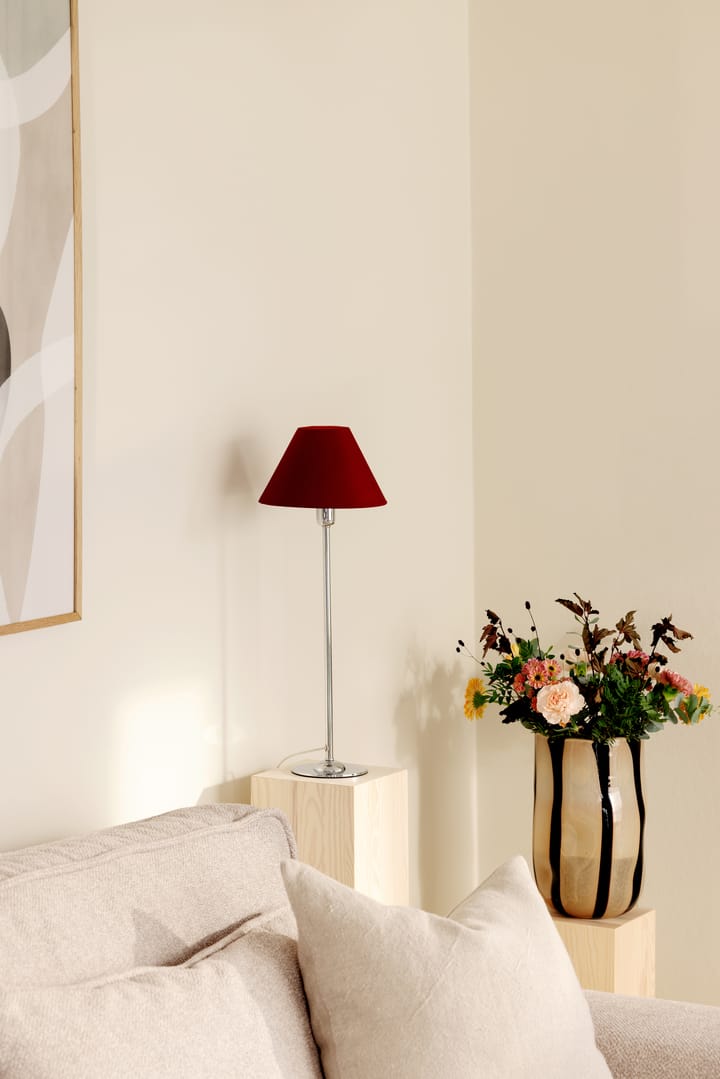 Iris 20 καπέλο φωτιστικού, Burgundy Globen Lighting