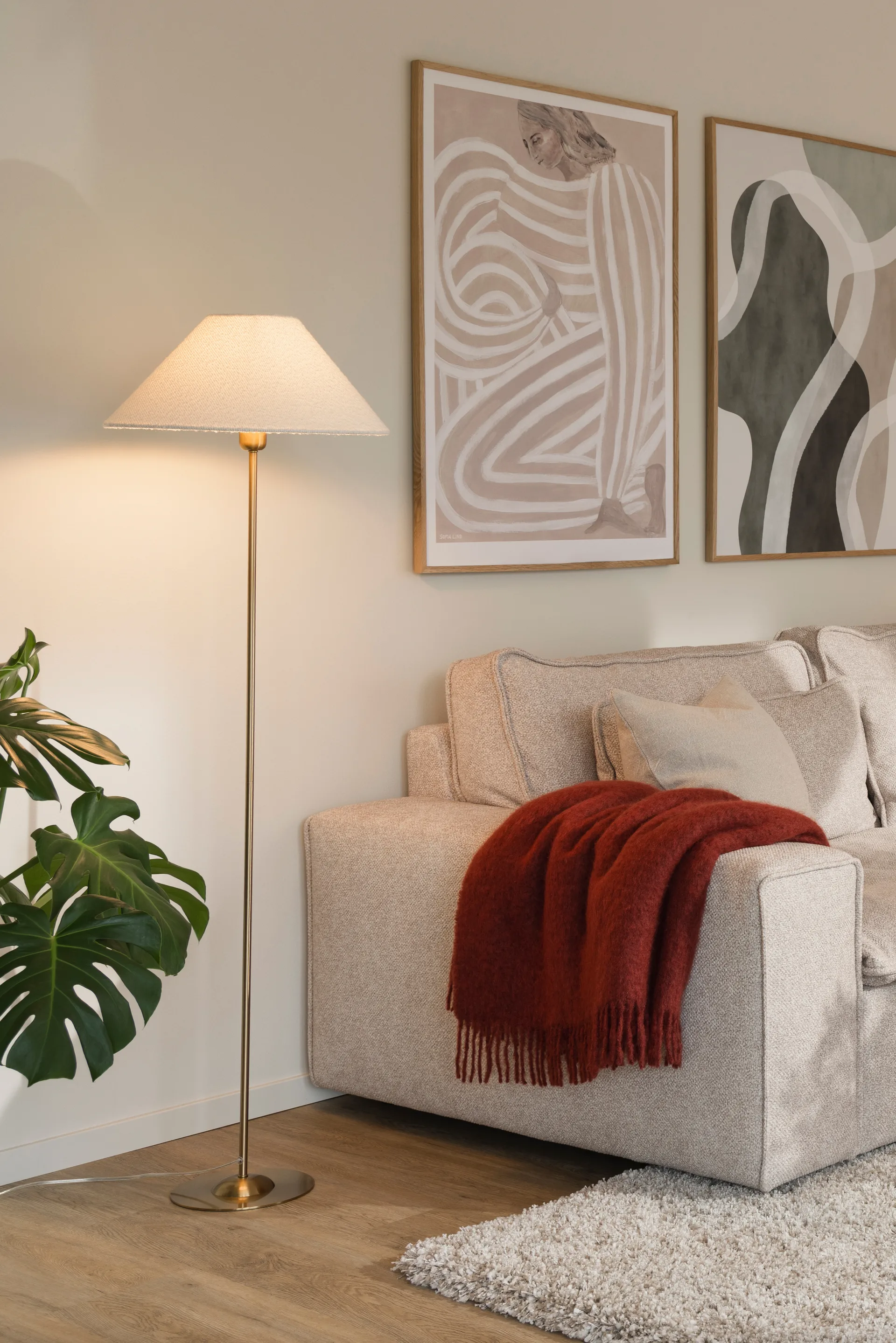 Iris 45 καπέλο φωτιστικού, Διάφανο Globen Lighting