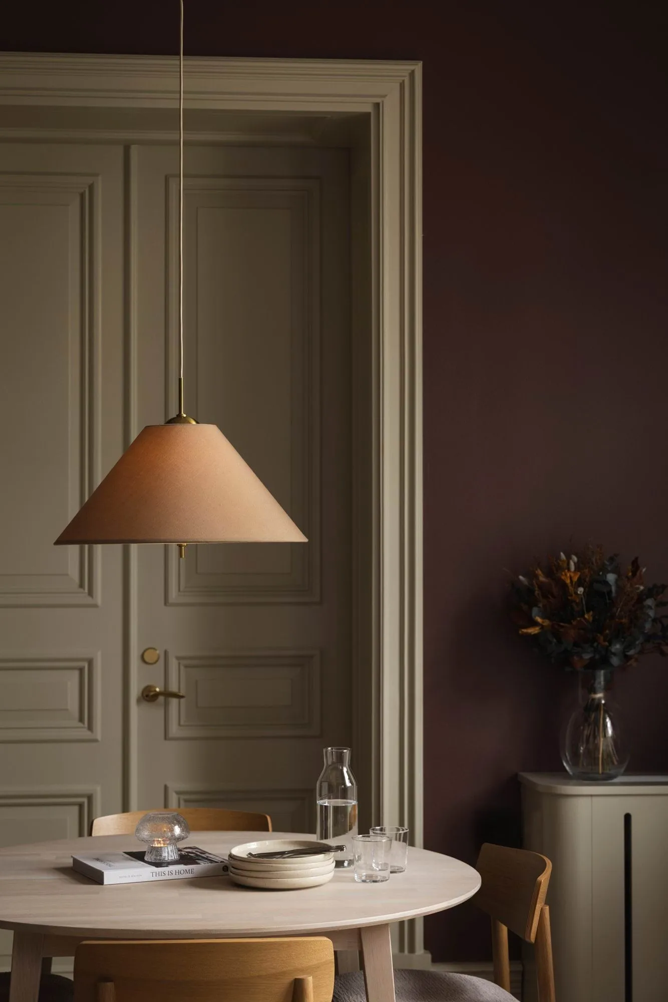 Iris κρεμαστό φωτιστικό 50, Mocha (καφέ) Globen Lighting