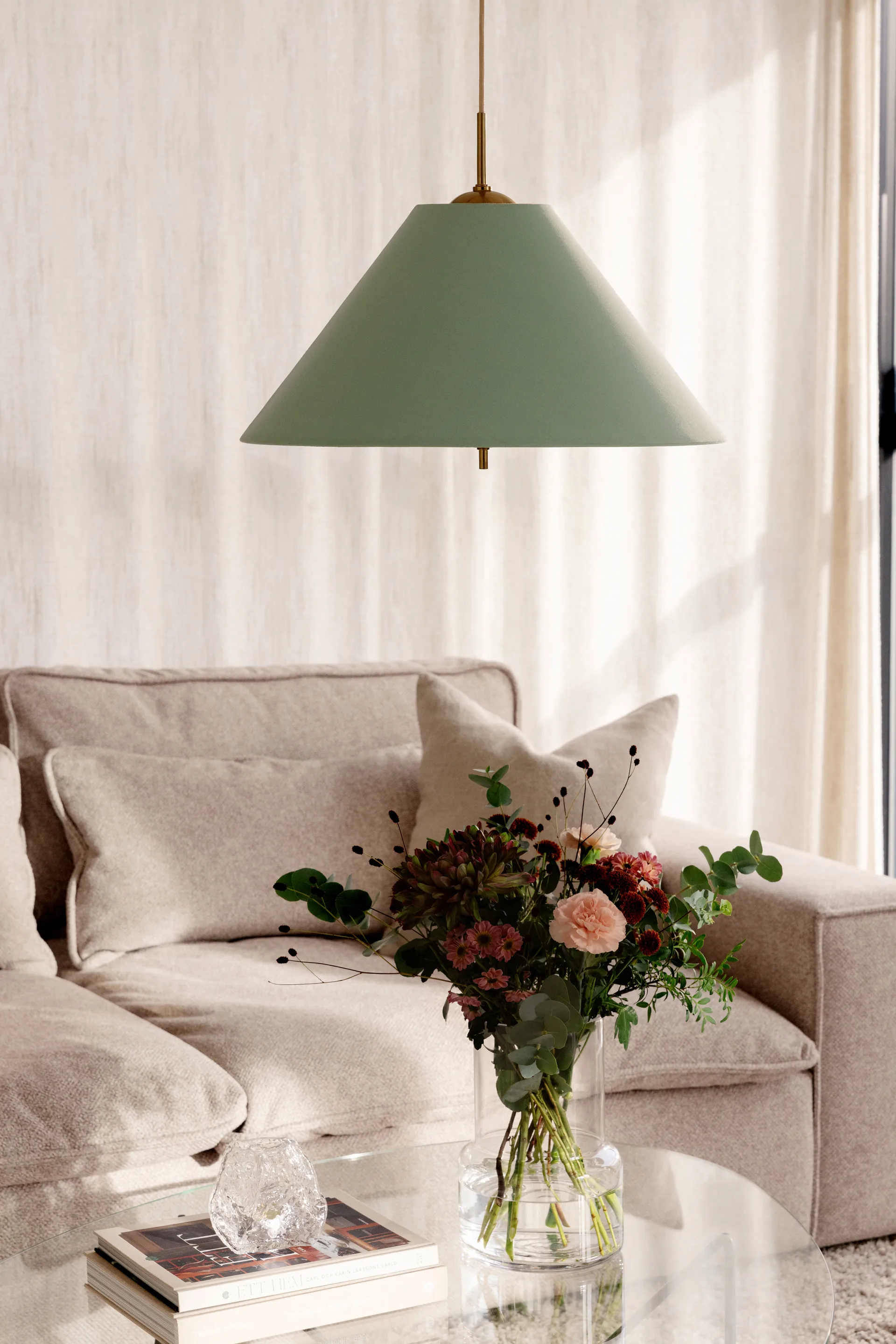 Iris κρεμαστό φωτιστικό 50, Πράσινο Globen Lighting