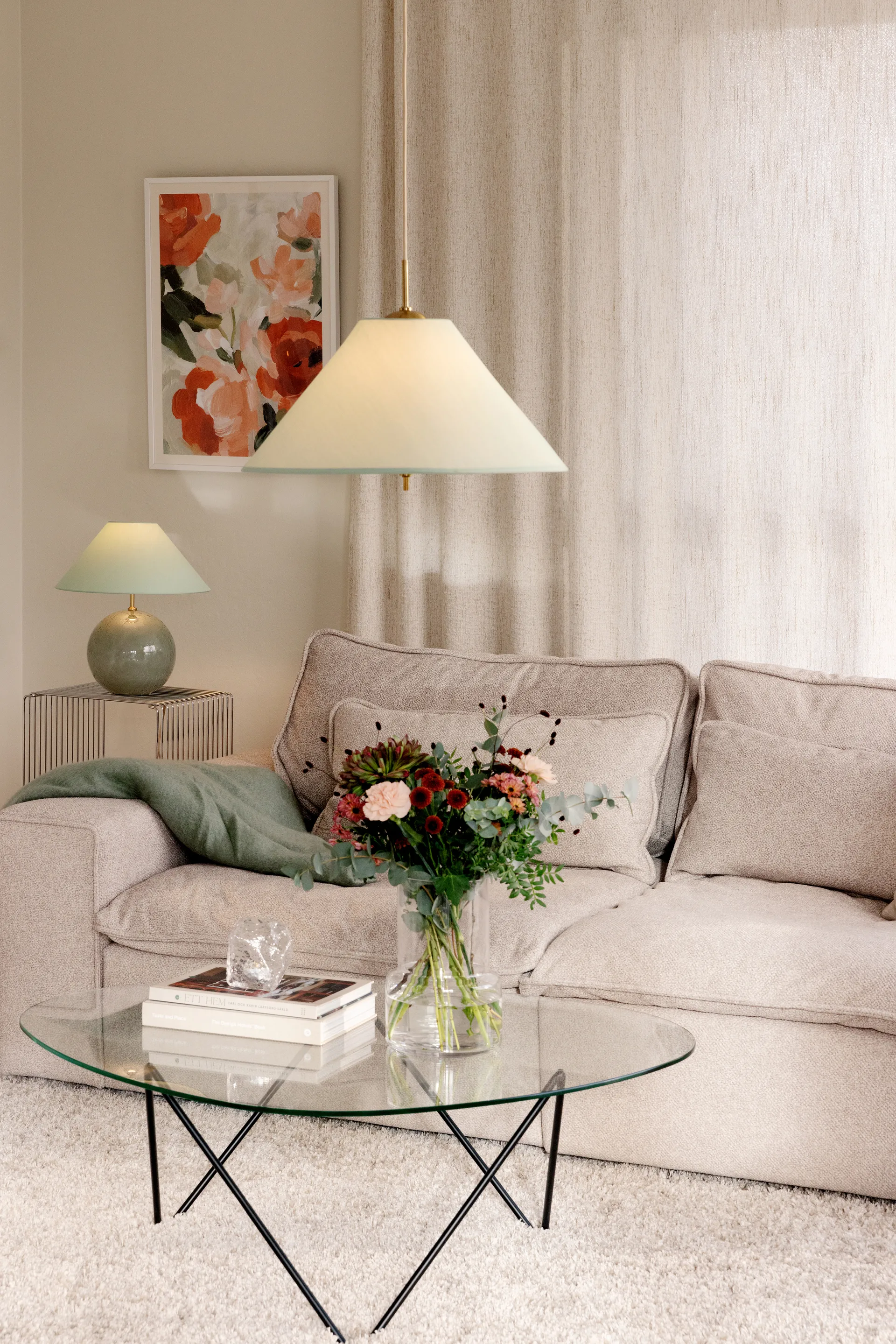 Iris κρεμαστό φωτιστικό 50, Πράσινο Globen Lighting