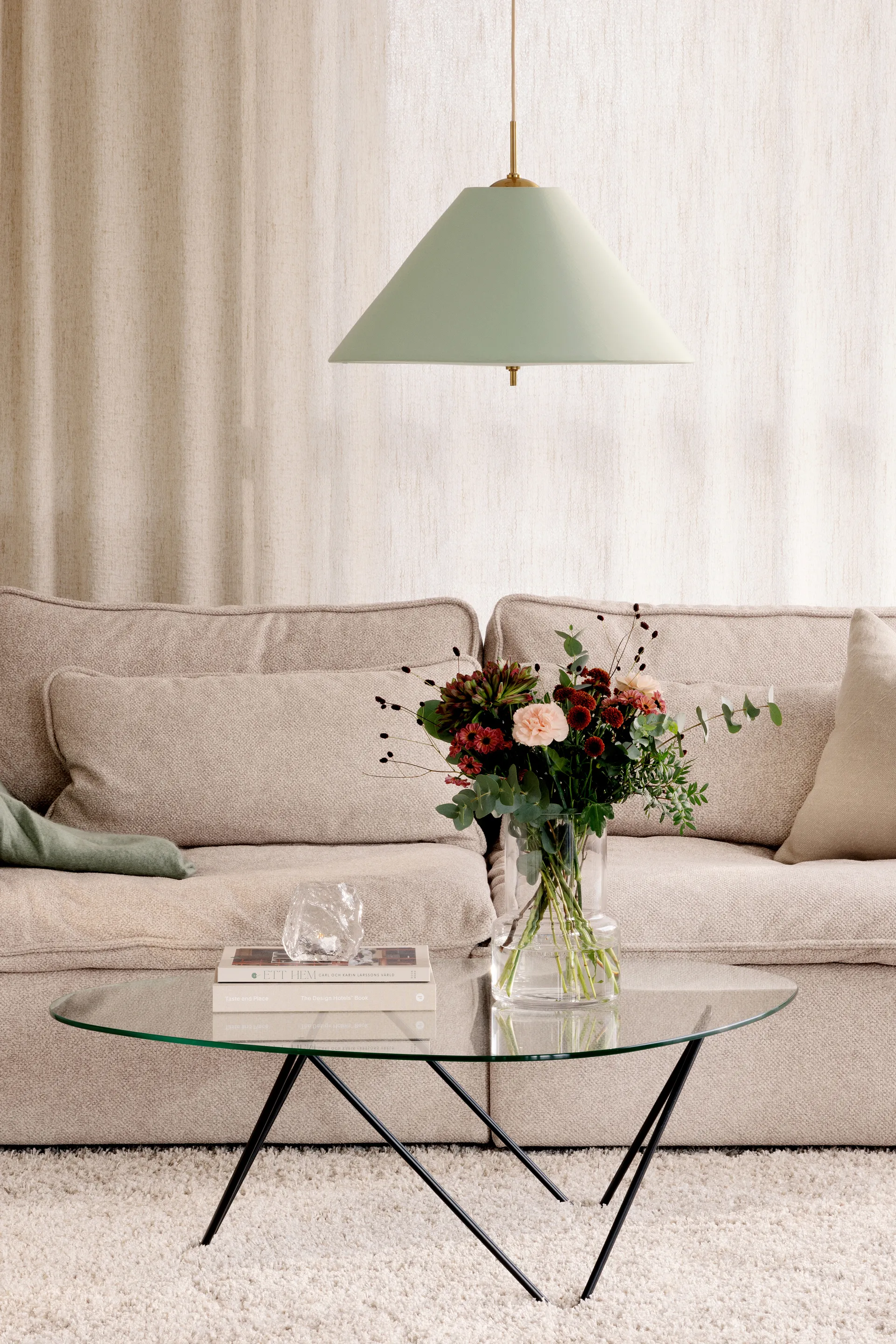 Iris κρεμαστό φωτιστικό 50, Πράσινο Globen Lighting