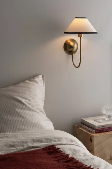 Iris φωτιστικό τοίχου - Crème-noir - Globen Lighting
