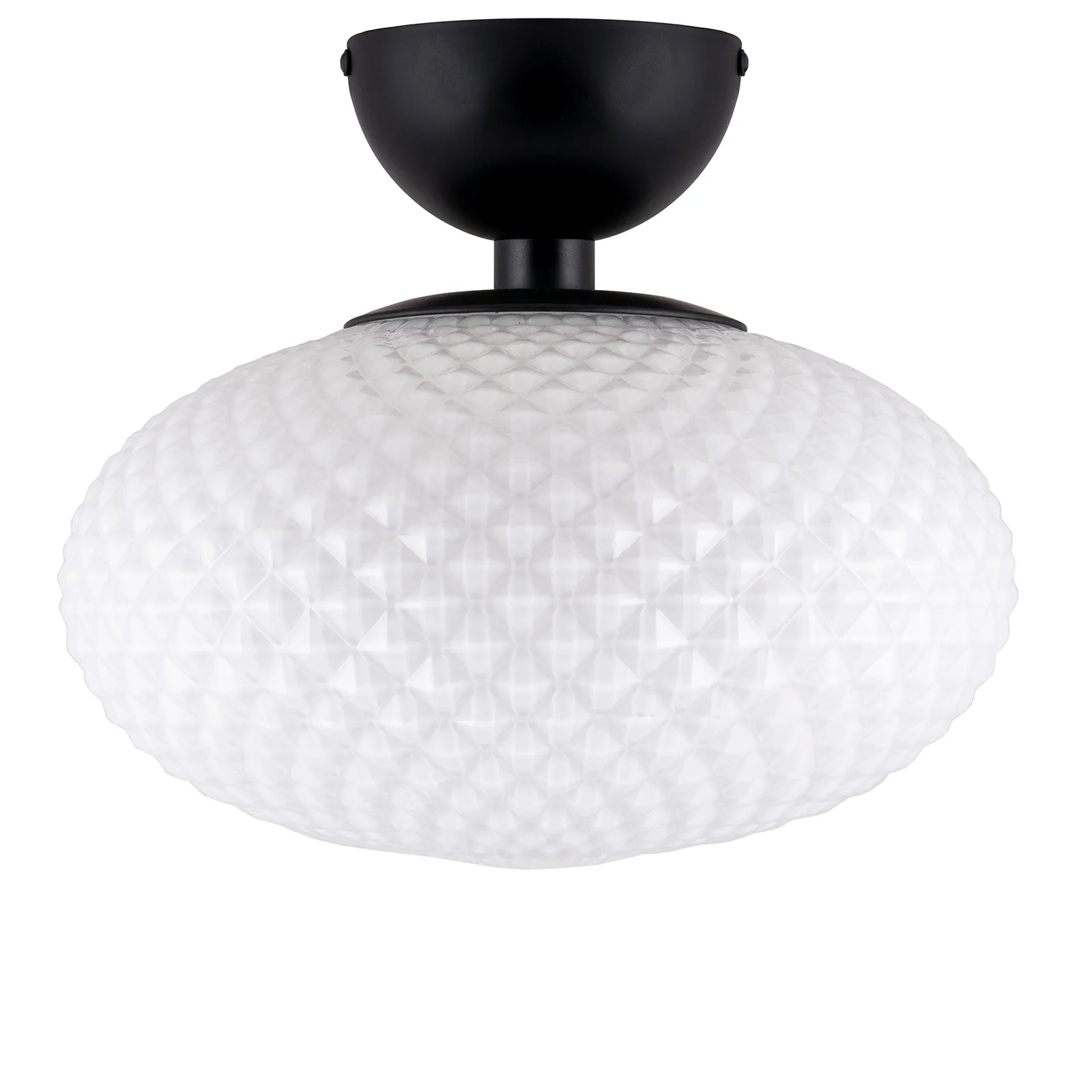 Jackson φωτιστικό οροφής Ø 28 cm, λευκό-μαύρο Globen Lighting