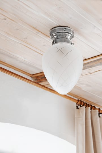 Juni IP44 φωτιστικό οροφής - Αντικέ ατσάλι - Globen Lighting