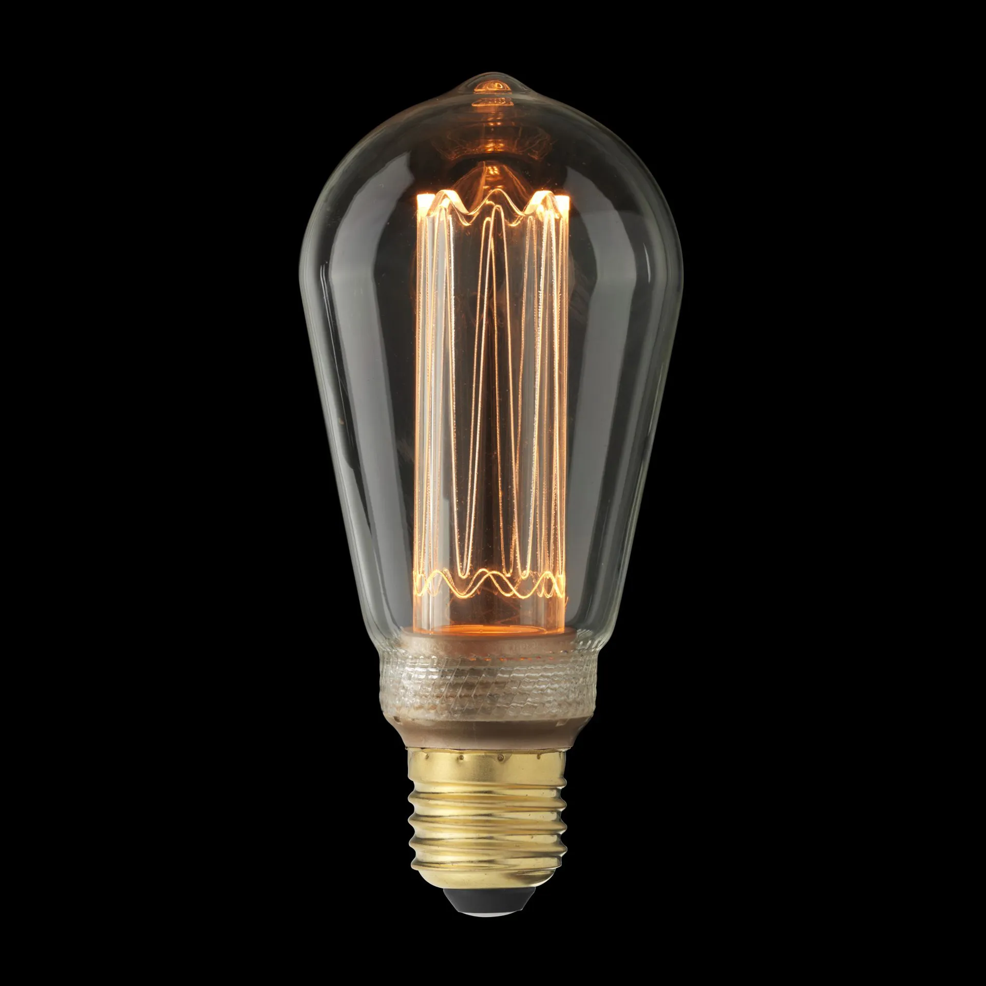Laser filament LED E27 με δυνατότητα ρύθμισης έντασης, 6,4 cm, E27 Globen Lighting