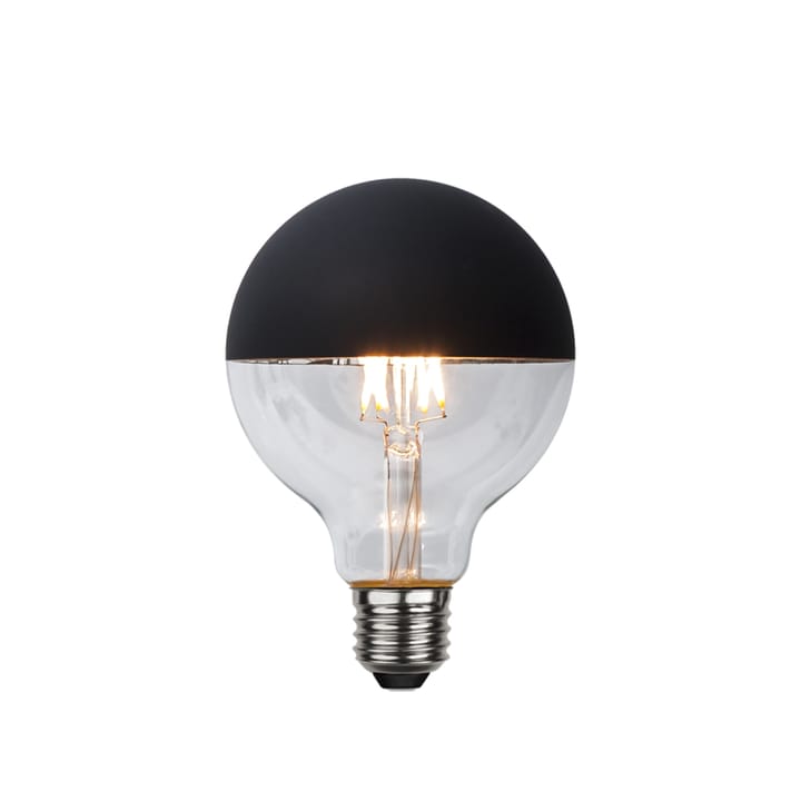 Λάμπα LED Glob - Διαφανές, μαύρο καπάκι, e27, 2,8w e27, 4w - Globen Lighting