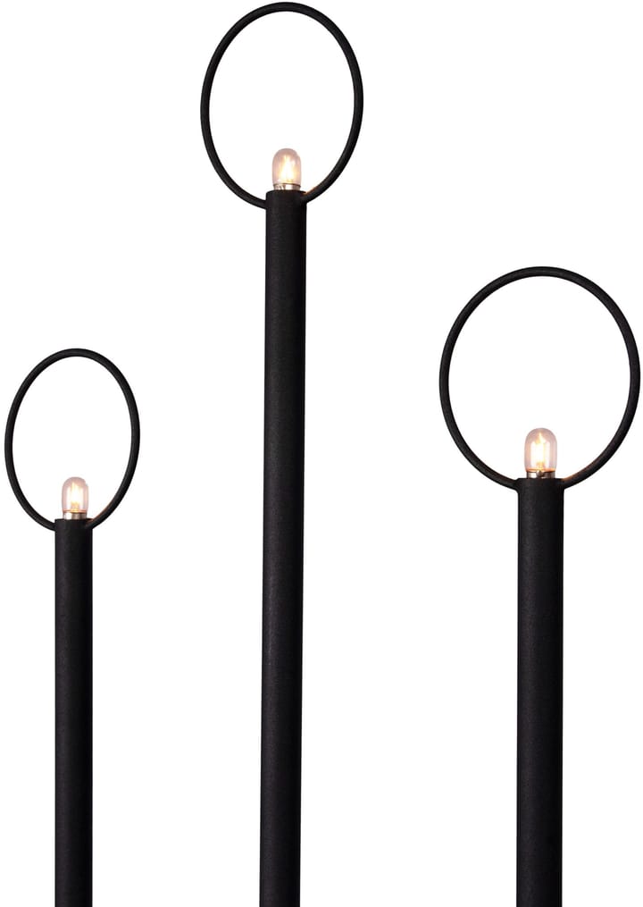 Natale 7 advent candle, Μαύρο Globen Lighting