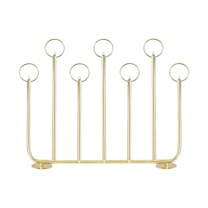 Natale 7 advent candle - Μπρούτζος - Globen Lighting
