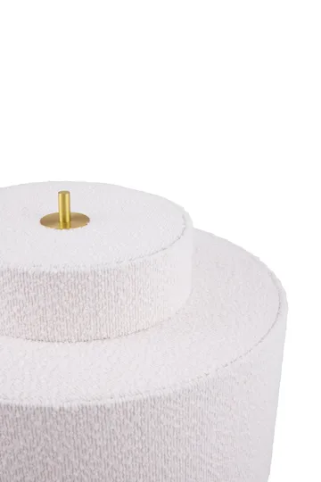 Noah επιδαπέδια λάμπα - Λευκό bouclé, Ø45x88 εκ. - Globen Lighting