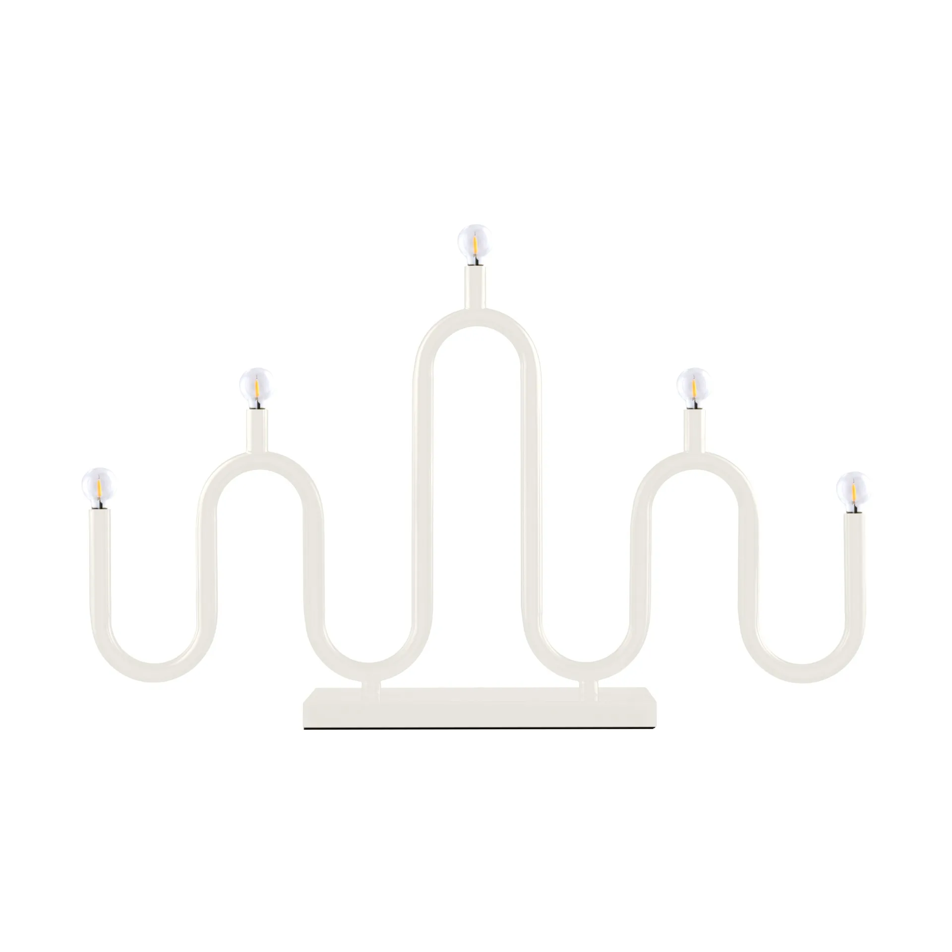 Noel 5 κηροπήγιο advent, Ελεφαντόδοντολευκό Globen Lighting