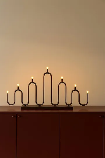 Noel 7 κηροπήγιο advent - Bronze - Globen Lighting