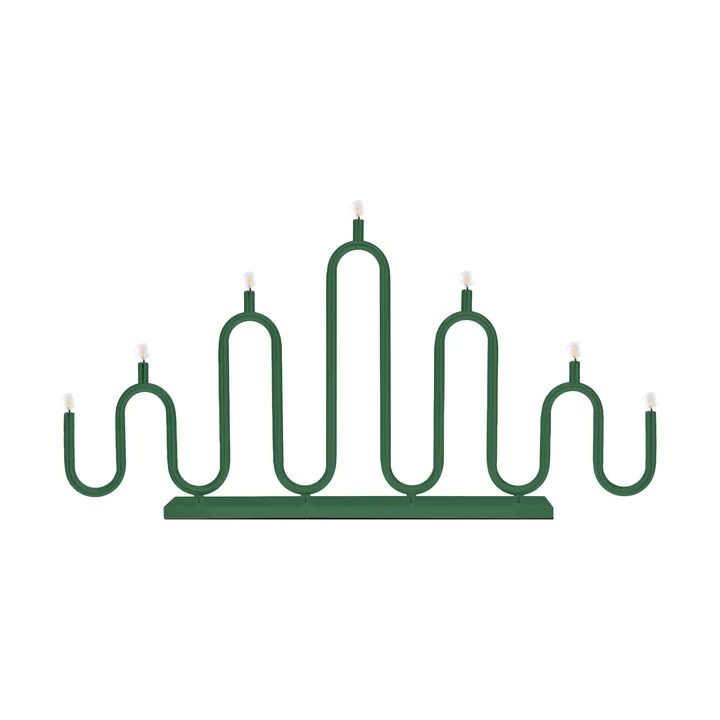 Noel 7 κηροπήγιο advent - Πράσινο - Globen Lighting