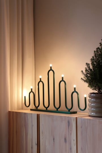 Noel 7 κηροπήγιο advent - Πράσινο - Globen Lighting