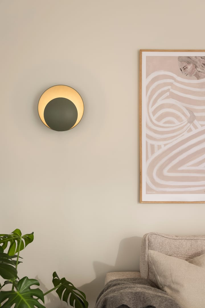 Orbit φωτιστικό τοίχου, Βαθύ πράσινο μοσχάρι Globen Lighting