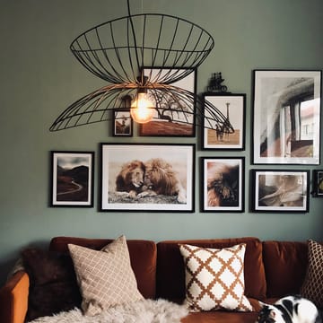 Φωτιστικό οροφής Ray Ø70 cm - μαύρο - Globen Lighting