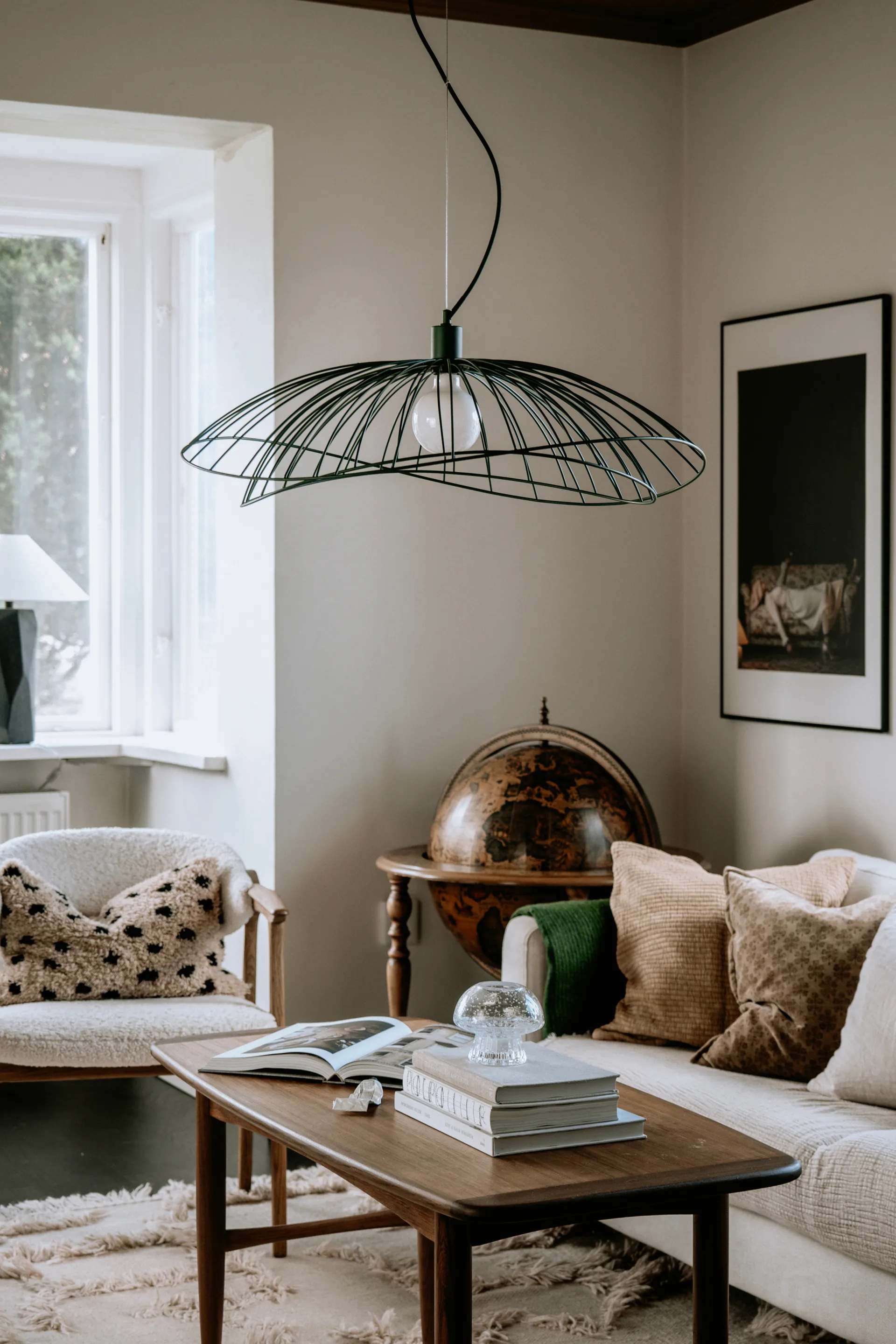 Φωτιστικό οροφής Ray Ø70 cm, Πράσινο  Globen Lighting