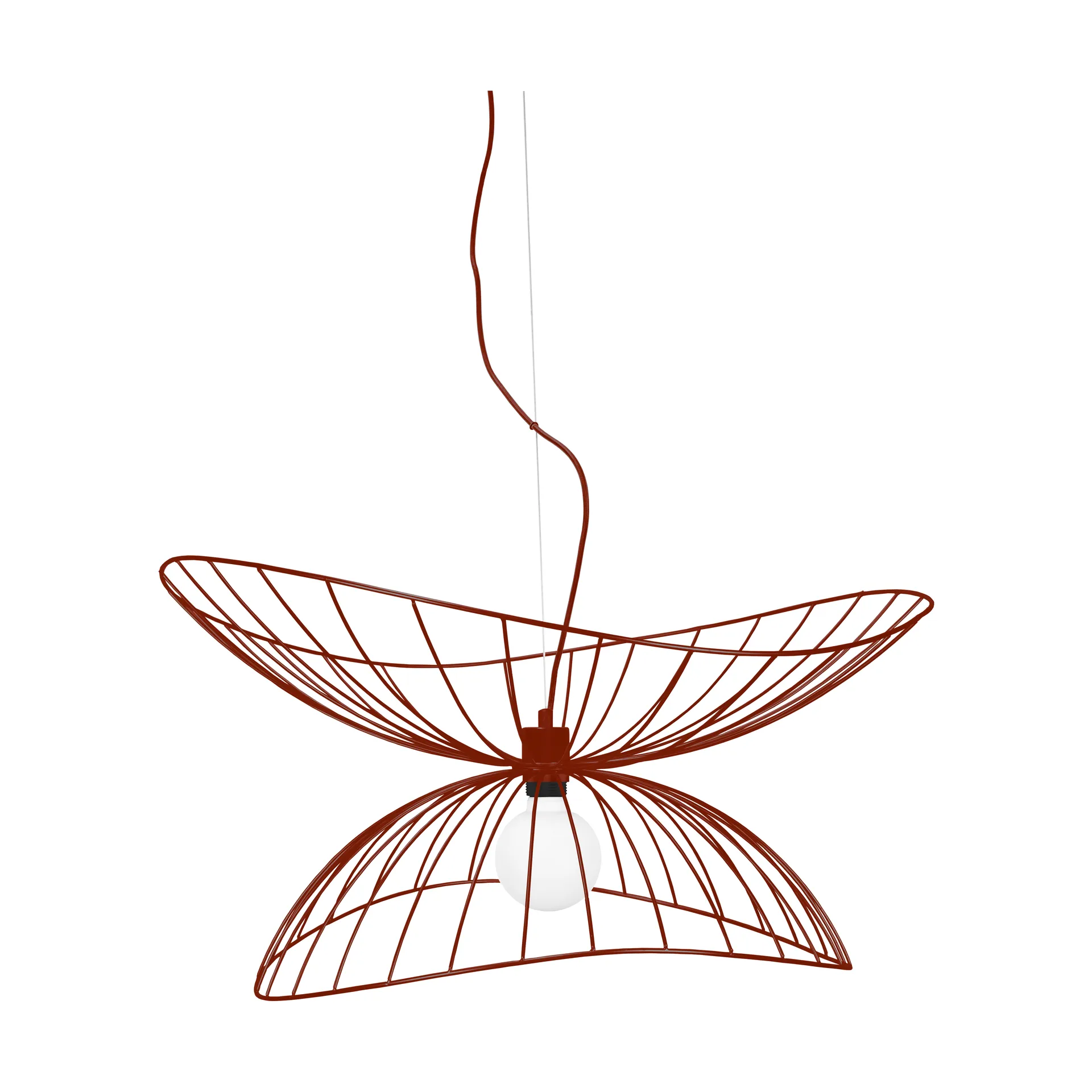 Φωτιστικό οροφής Ray Ø70 cm, Μπορντό Globen Lighting