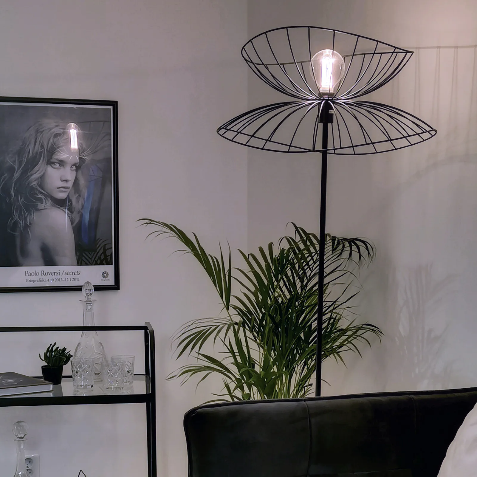 Φωτιστικό δαπέδου, Ray, Ματ μαύρο Globen Lighting