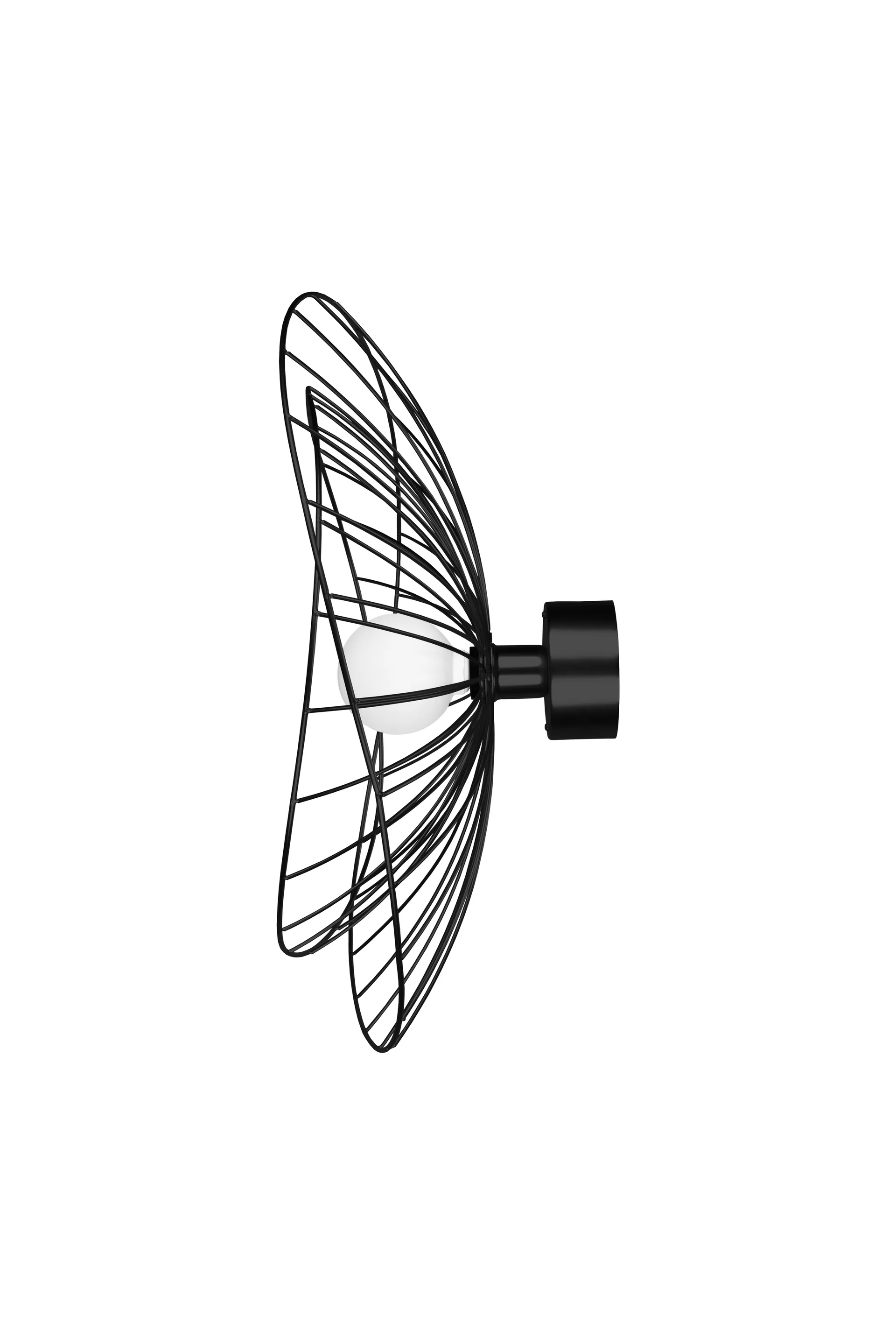 Ray φωτιστικό οροφής, ματ μαύρο Globen Lighting