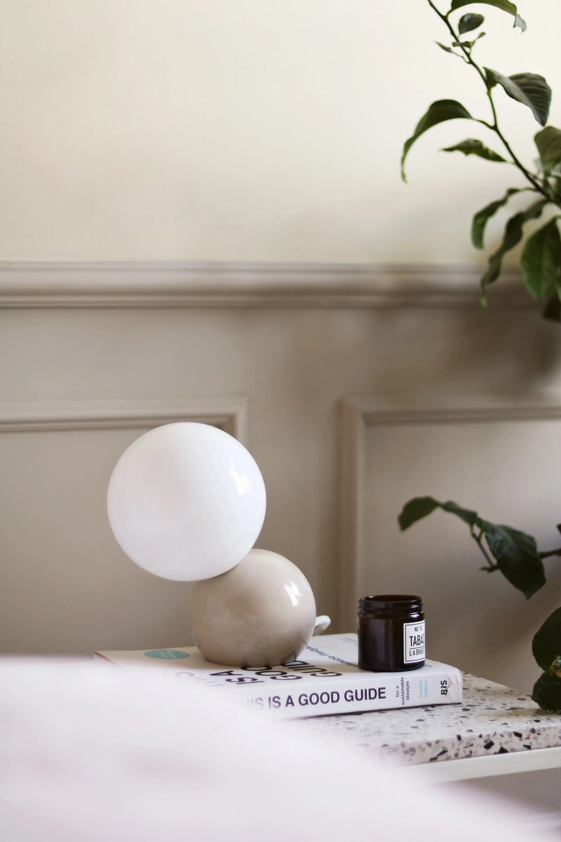 Φωτιστικό τραπεζιού/τοίχου Ripley, Μπεζ Globen Lighting