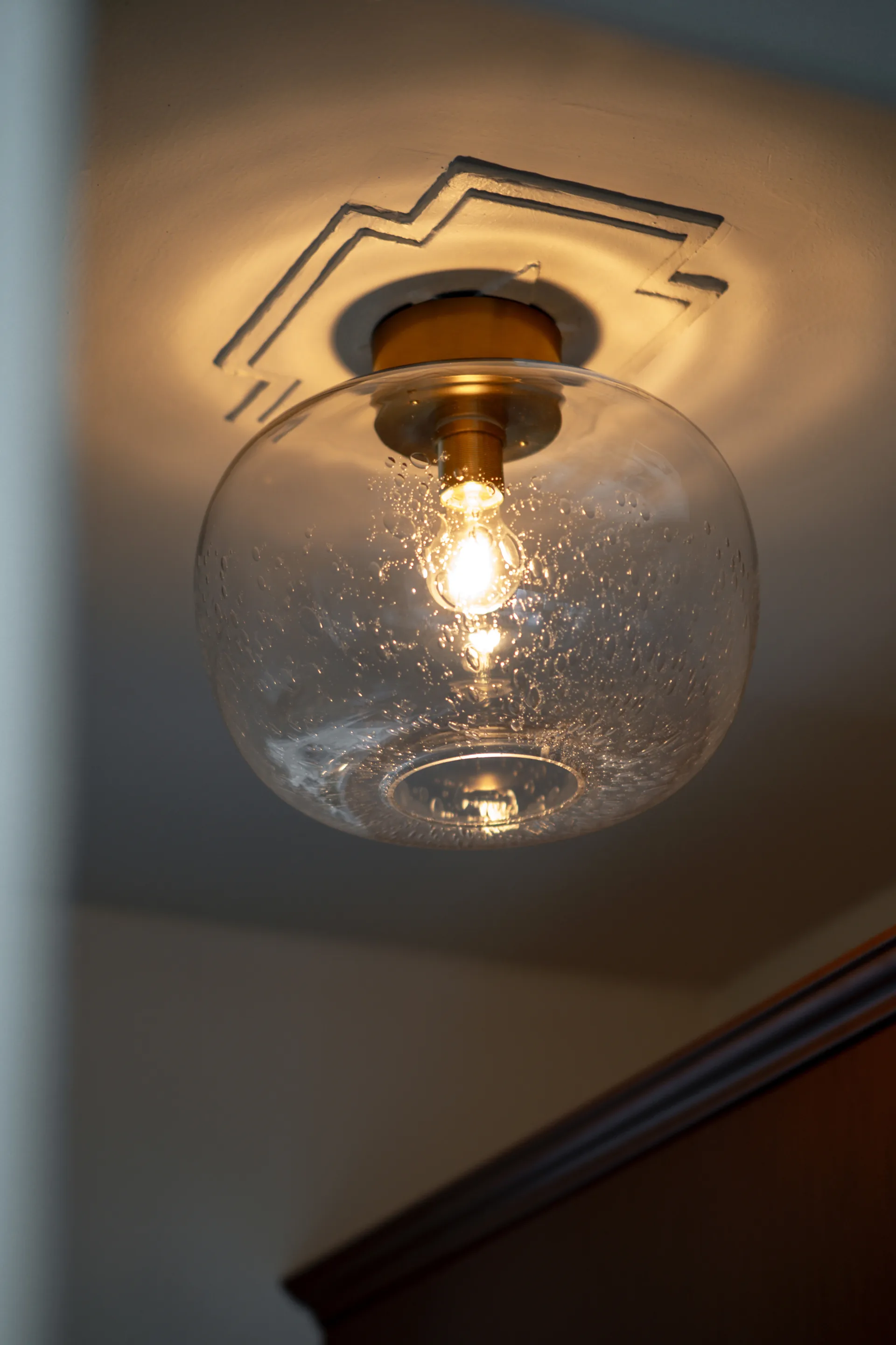 Μέγαλη λαμπα οροφής Soda 35, Διαφανές Globen Lighting