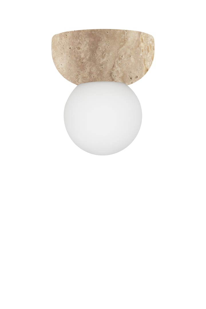 Torrano φωτιστικό οροφής/φωτιστικό τοίχου 13 cm, Travertine Globen Lighting