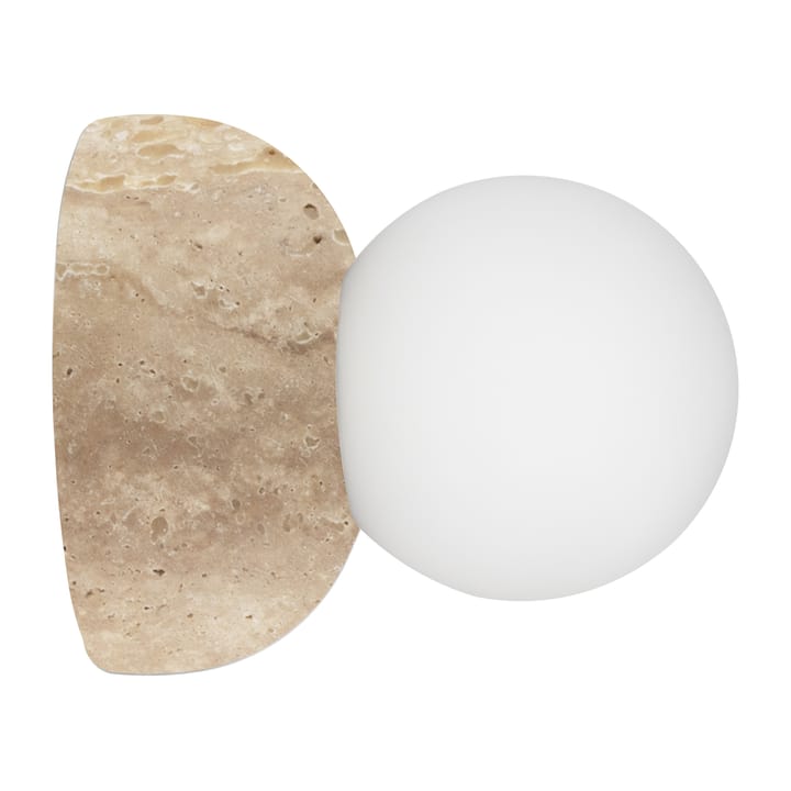 Torrano απλίκα/πλαφονιέρα 13 εκ. - Travertine - Globen Lighting