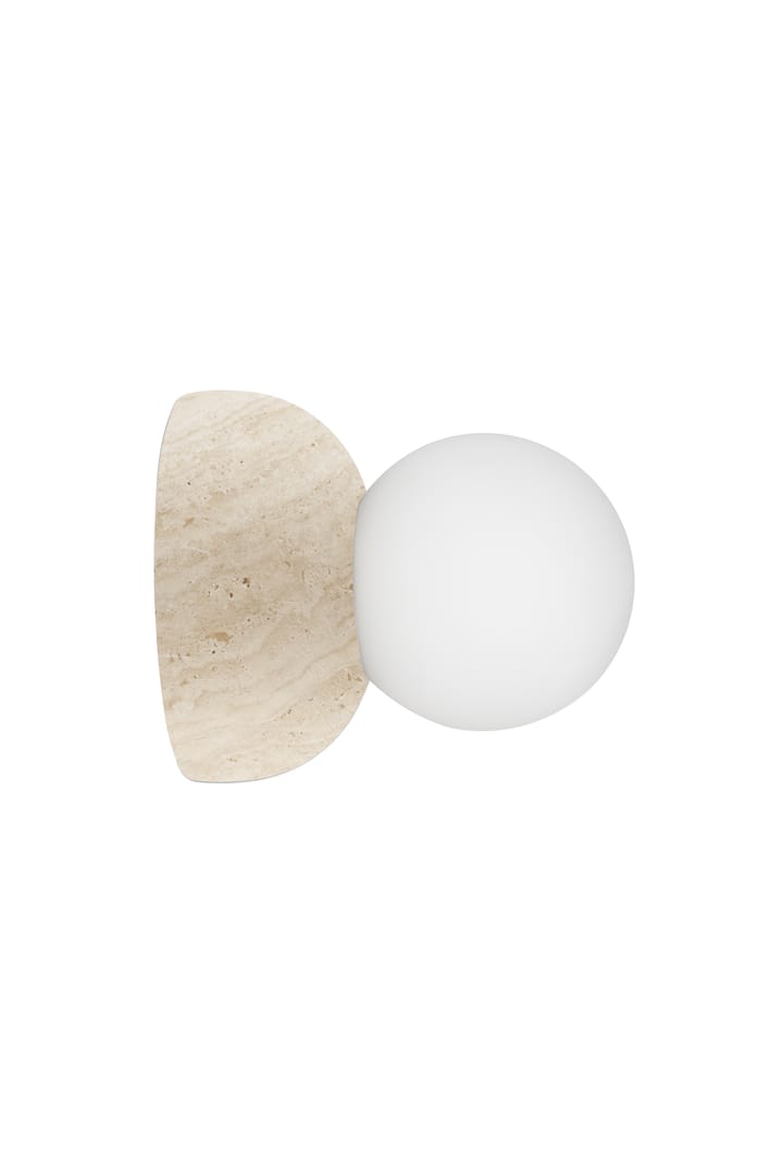 Torrano απλίκα/πλαφονιέρα 13 εκ., Travertine Globen Lighting