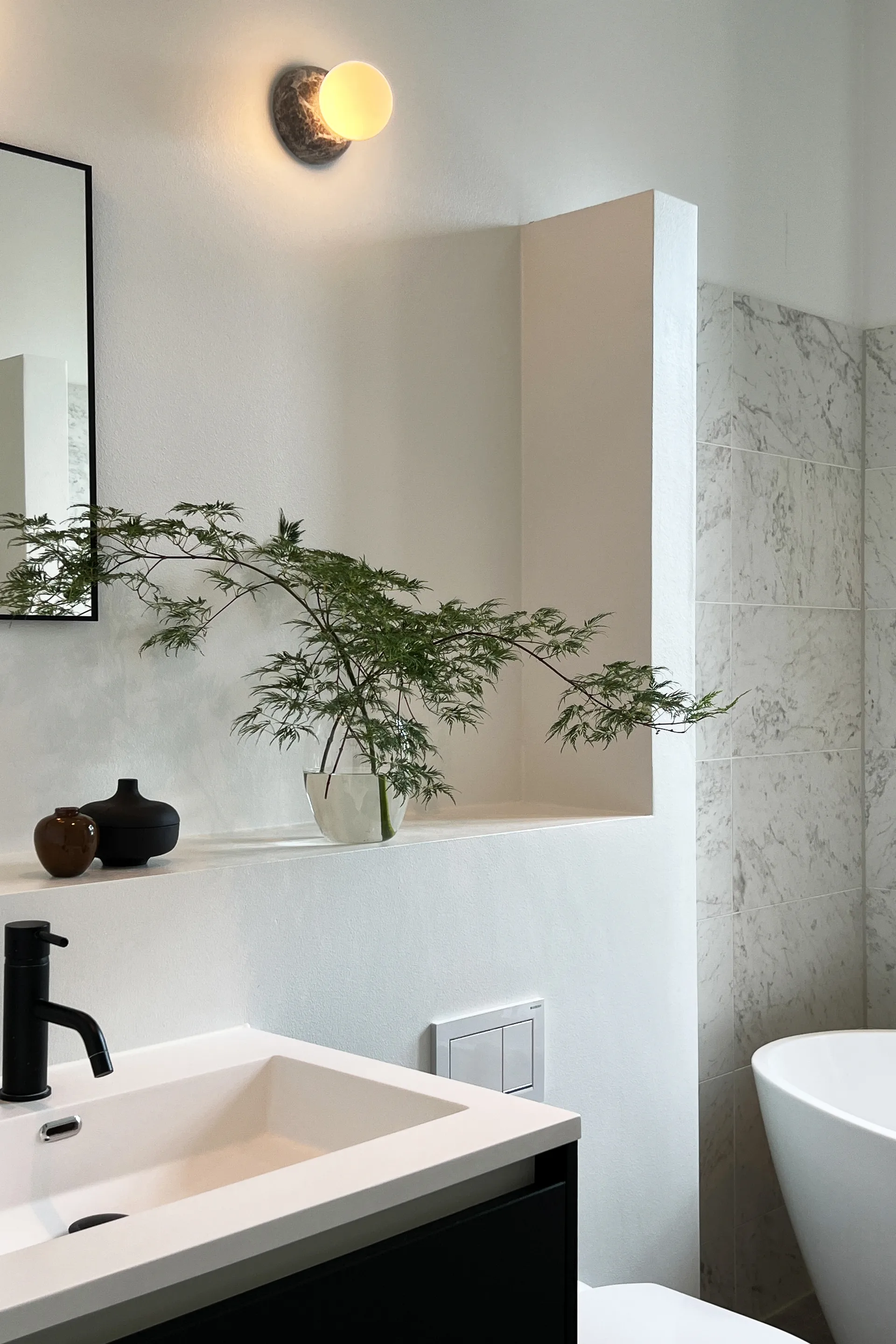 Torrano απλίκα/πλαφονιέρα 13 εκ., Γκρι Globen Lighting