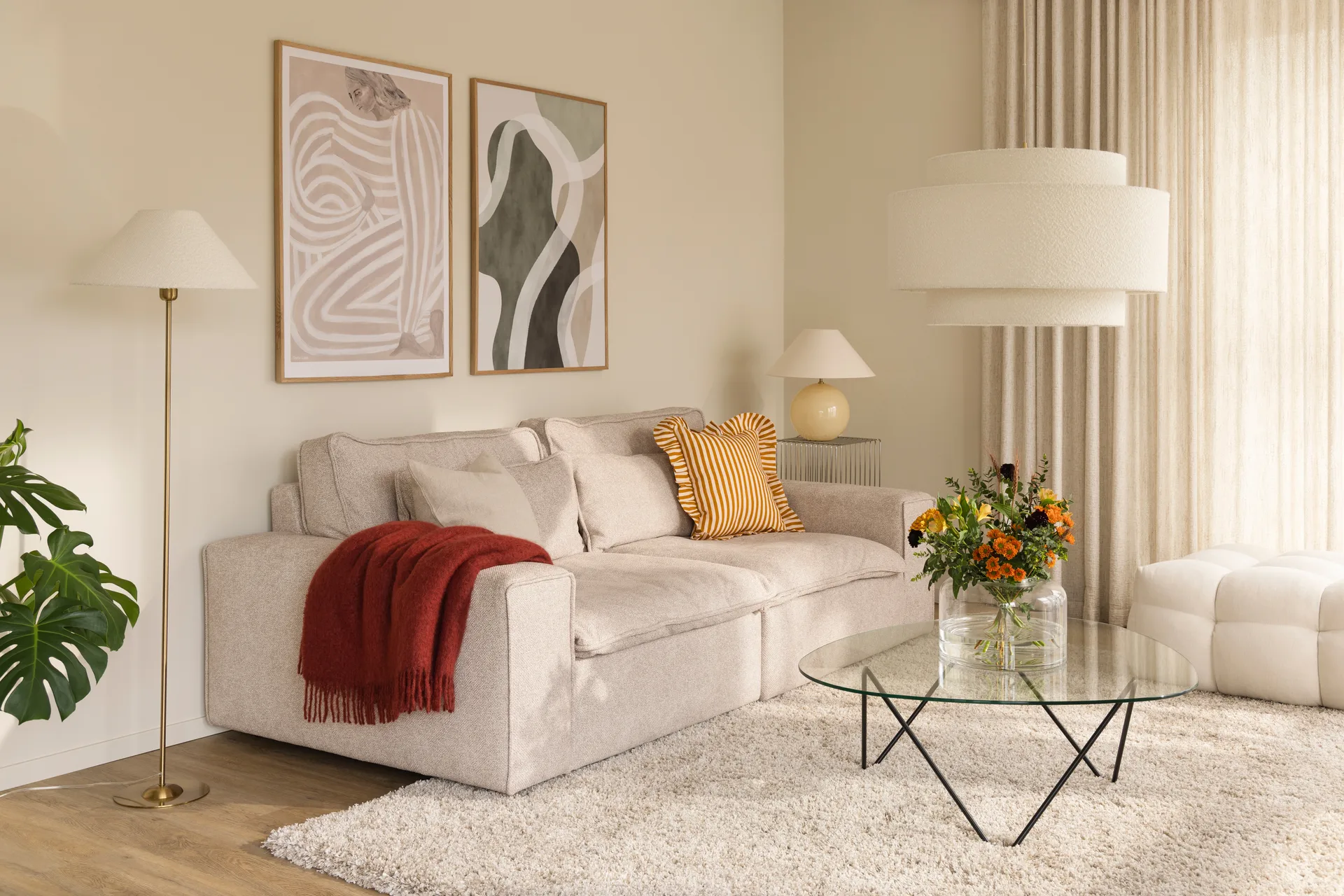 Torrano απλίκα/πλαφονιέρα 13 εκ., Λευκό Globen Lighting