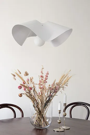 Volang Κρεμαστά φωτιστικά Ø 50 cm, Λευκό Globen Lighting