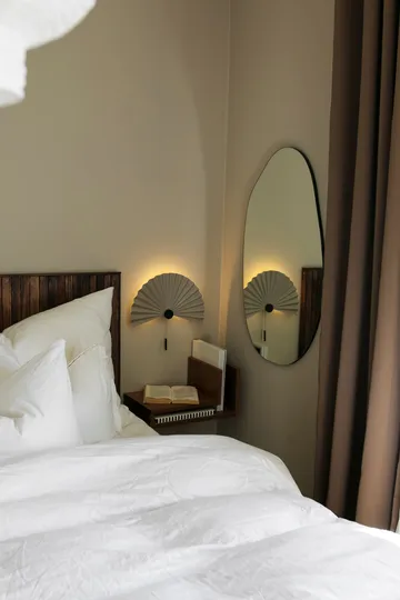 Επιτοίχιο φωτιστικό, Zen, 35 εκ - Μπεζ-μαύρο - Globen Lighting