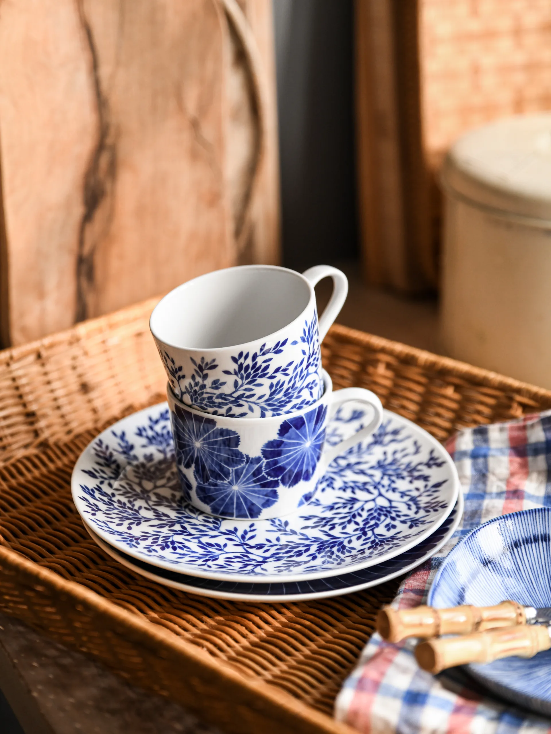 Botanica Myrten μικρό πιάτο Ø21, Μπλε Götefors Porslin